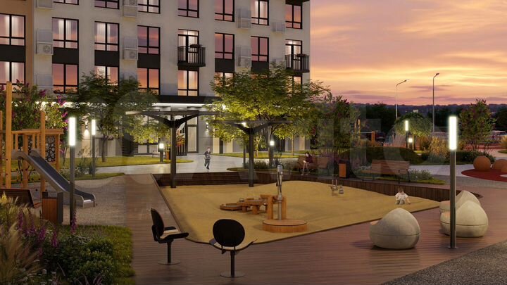 2-к. квартира, 53,6 м², 21/25 эт.