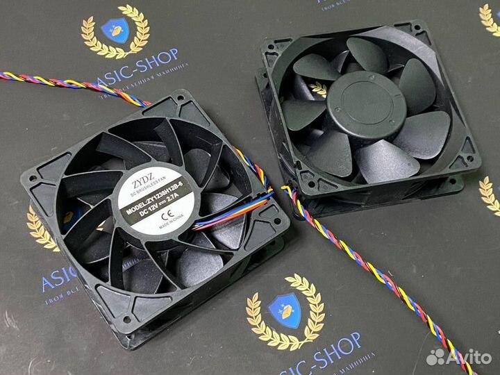 Кулер/Вентилятор zydz 12x12 (2.7A) bitmain