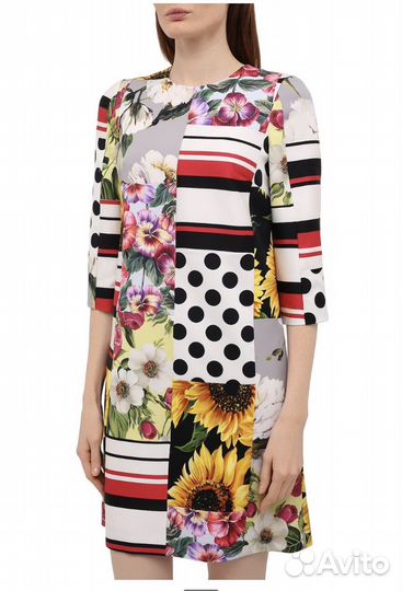 Dolce&Gabbana шелковое платье р.44