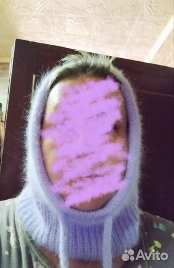 Капор женский вязаный