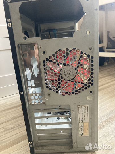 Корпус для пк с двумя кулерами + HDD 400gb