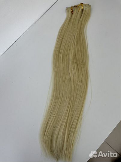 Волосы на заколках