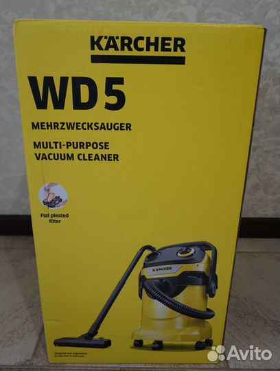 Строительный пылесос Karcher WD 5