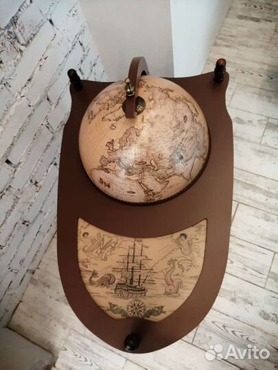 Глобус-бар напольный со столом.подарок