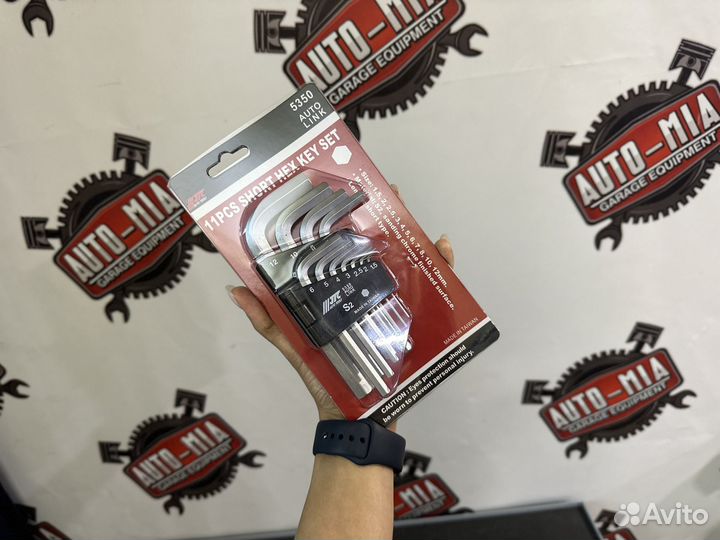 Набор ключей шестигранных 1.5-12мм Г-образных JTC