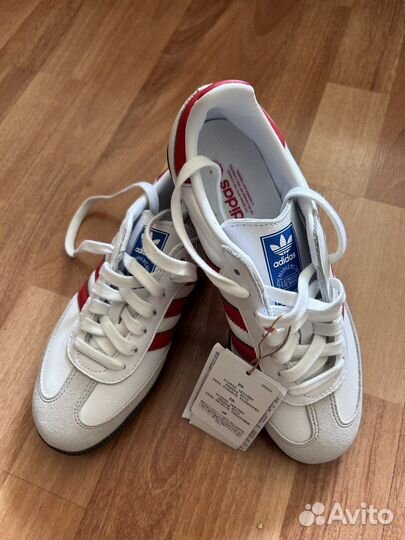 Adidas Кроссовки Samba OG White Scarlet оригинал