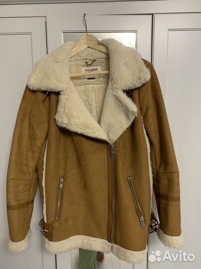 Дубленка женская Pull&bear