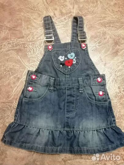 Джинсовые вещи для девочки 86-116