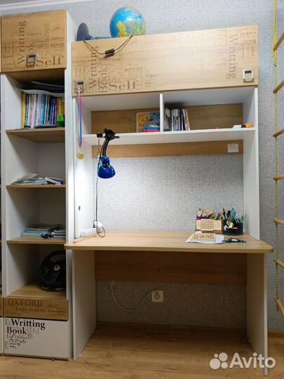 Письменный стол + шкаф-пенал бу