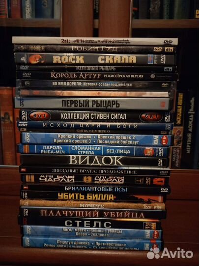 Диски DVD боевики