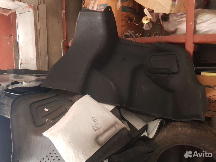 Обшивки багажника рио солярис