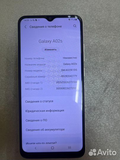 Samsung Galaxy A02s, 3/32 ГБ