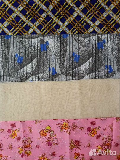 Ткани Отрезы 10 видов СССР