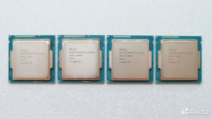 Процесоры core i5 и Xeon