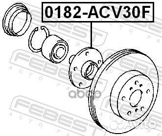 Ступица передняя (toyota camry ACV3#/MCV3#