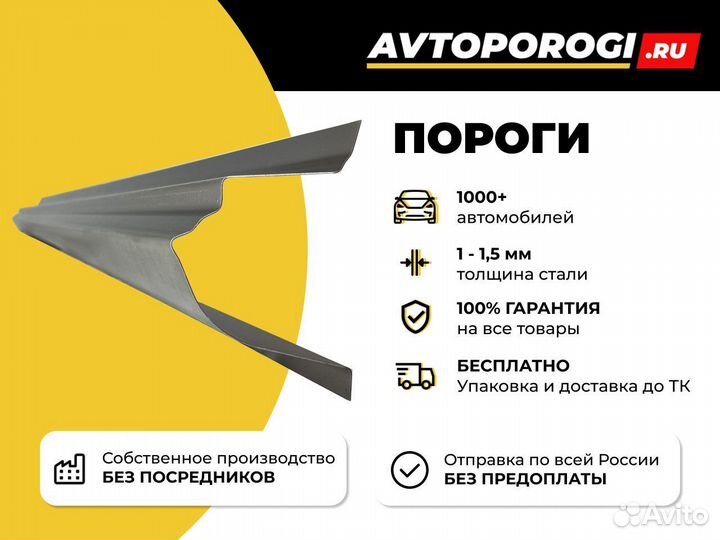 Ремонтные пороги Hyundai Getz