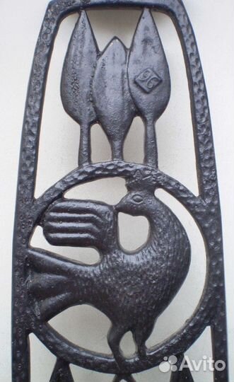 Подсвечник Птичка. Куса-Касли, чугун, 1996 г