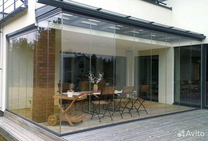 Безрамное остекление любой сложности