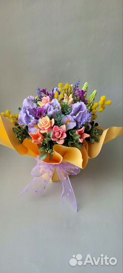 Букет из мыла ручной работы
