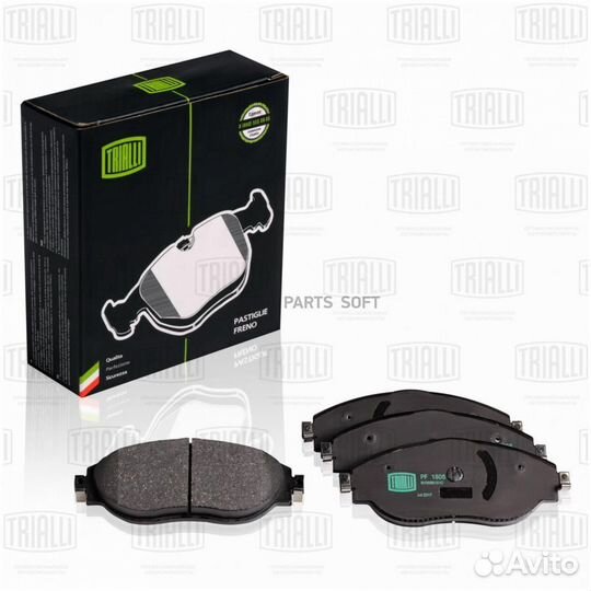 Trialli PF1805 Колодки торм. для а/м Skoda Octavia