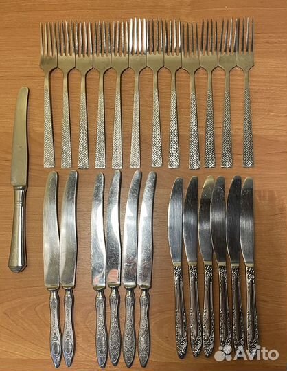 Столовые приборы СССР винтаж нержавейка