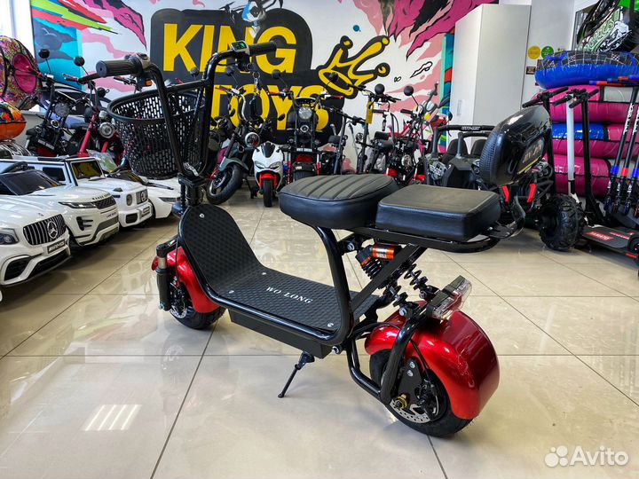 Электроскутер Wolong C1 PRO 1000W Ver 1.1