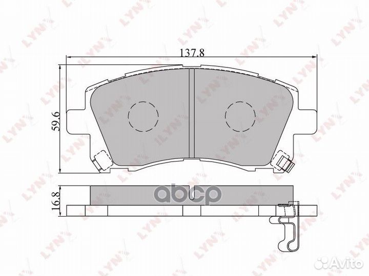 Колодка торм. Subaru Impreza Forester Outback до