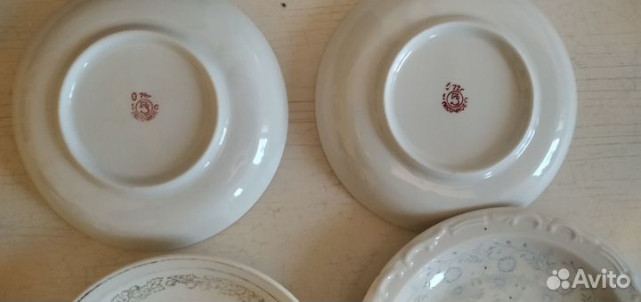 Чайные блюдца Дулево, Песочное, Рига