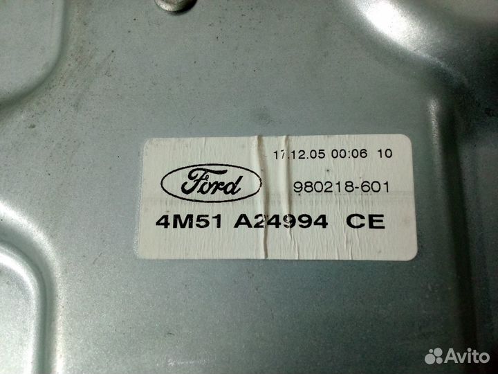 Стеклоподъемник механич задний правый Ford Focus 2