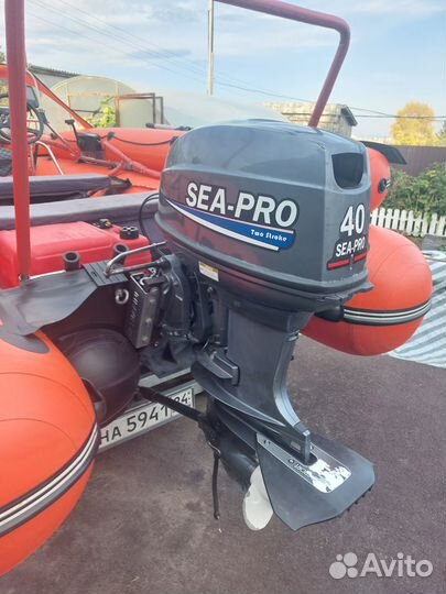 Лодка пвх Абакан Джет 430, мотор SeaPro 40