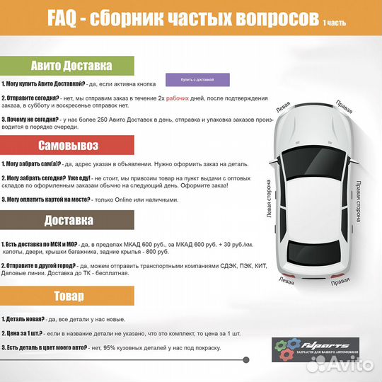 Молдинг заднего бампера Chrysler Pacifica