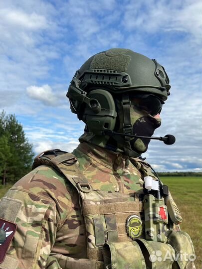 Активные наушники с гарнитурой FCS FMA AMP