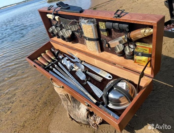 Шашлычный набор в кейсах/ чехлах