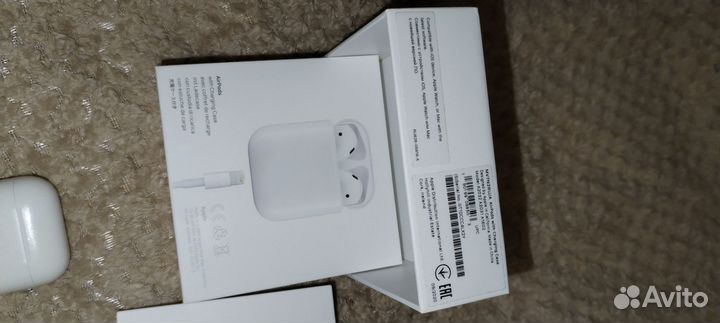 Беспроводные наушники apple airpods 2
