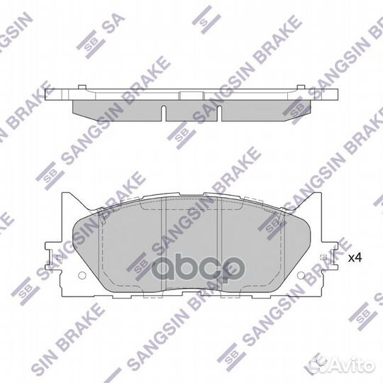 Колодки тормозные toyota camry V40 06/V50