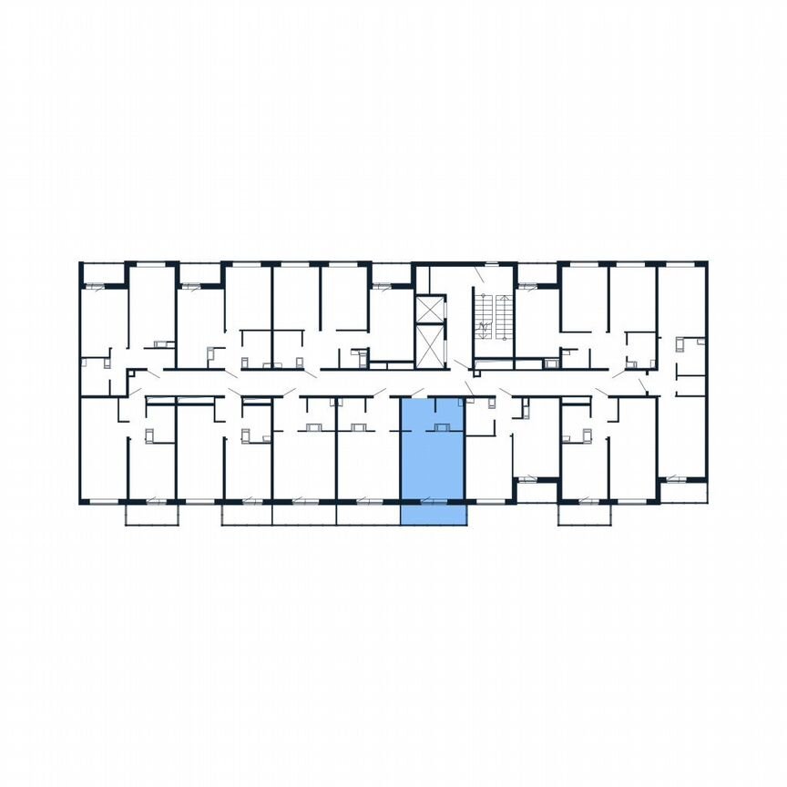 Квартира-студия, 23,1 м², 5/12 эт.