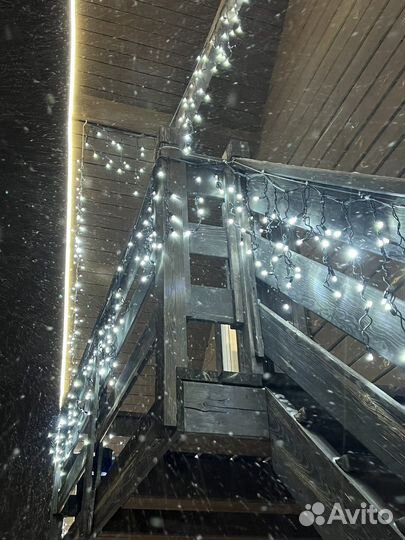 Гирлянда уличная бахрома