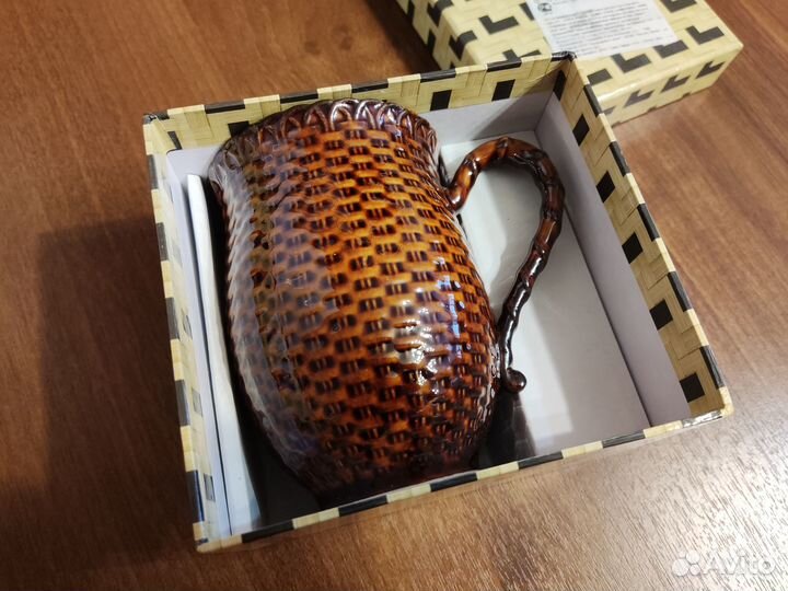 Глиняная кружка 300мл