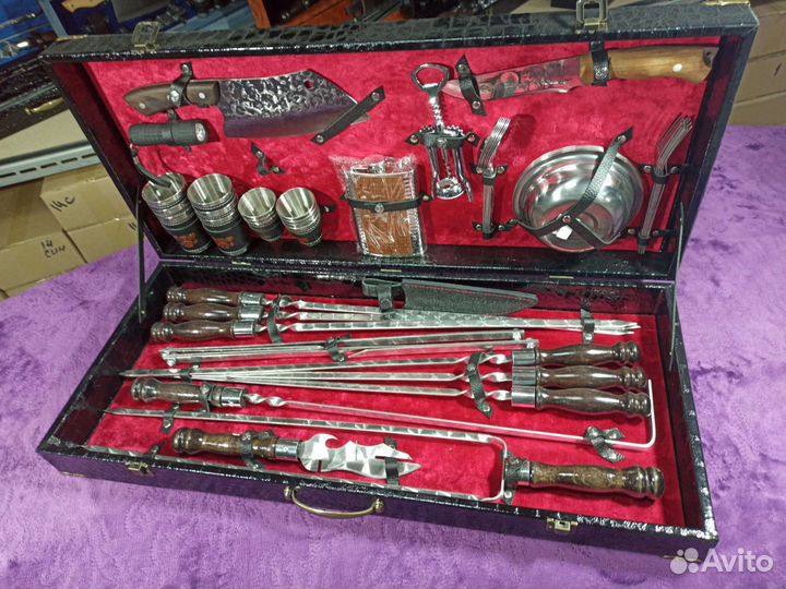 Шашлычный набор в кейсе