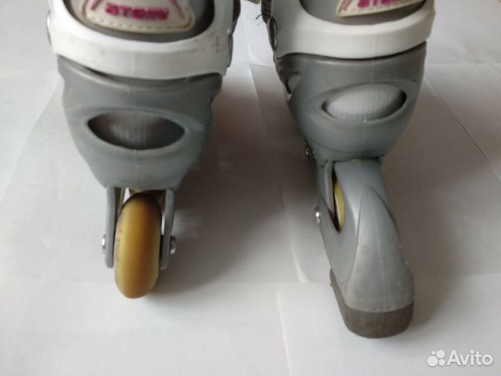 Детские роликовые коньки Atemi + защита (р.30-33)