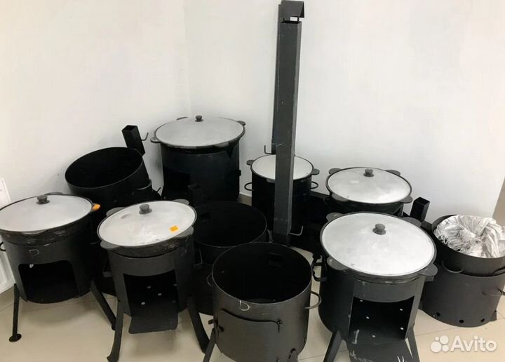 Печь для казана чугунного узбекского 16 л учаг