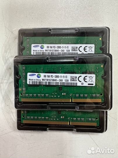 Новая память sodimm DDR3 8 GB 1600 mhz samsung