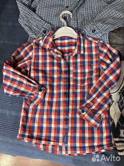 Пакет вещей мальчику 3-5 лет рубашки mother care