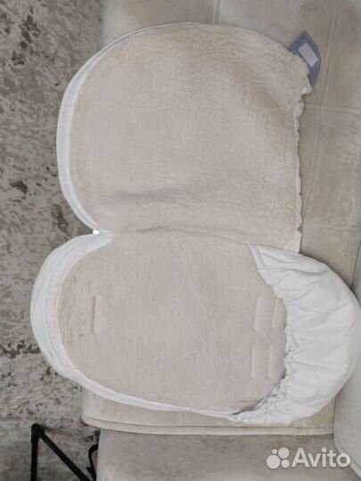 Зимний конверт в коляску на овчине