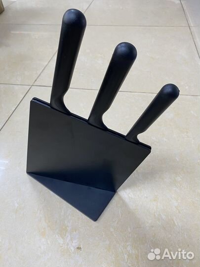 Комплект ножей на подставке jämföra Икеа