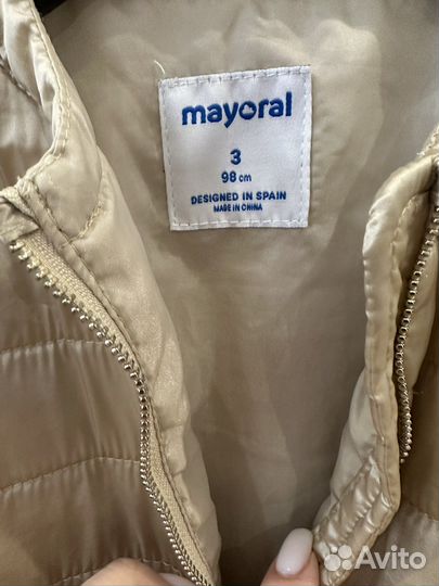 Куртка демисезонная mayoral 98