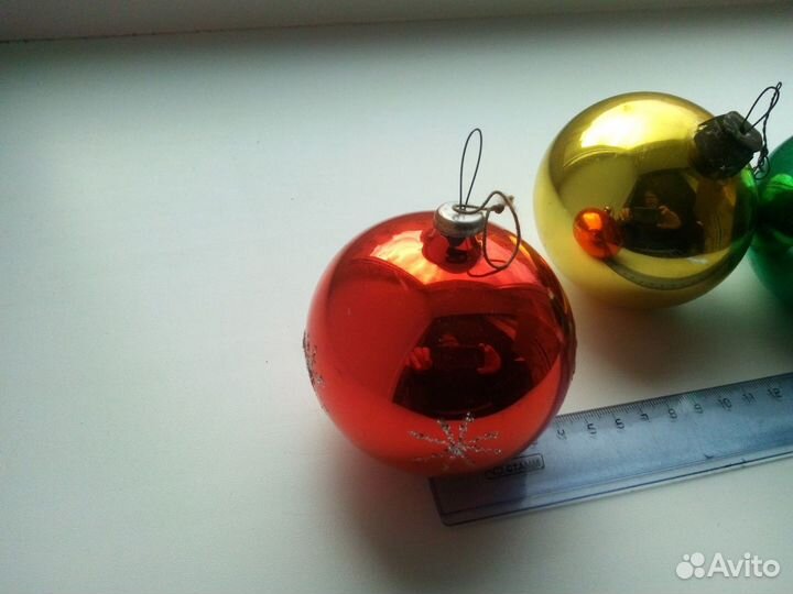 5 шт на реставрацию елочные украшения СССР