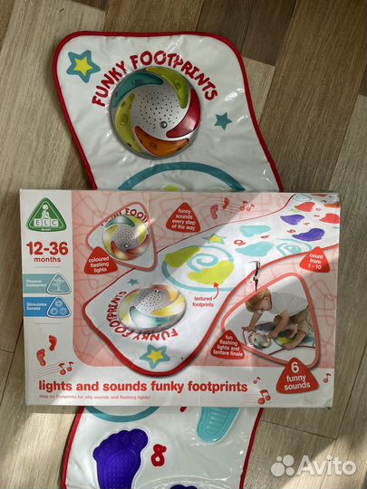 Дорожка звуковая elc & каталка