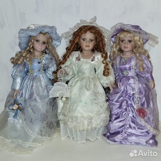 Фарфоровые куклы 42 см
