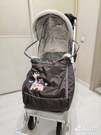 Детские санки коляска ника